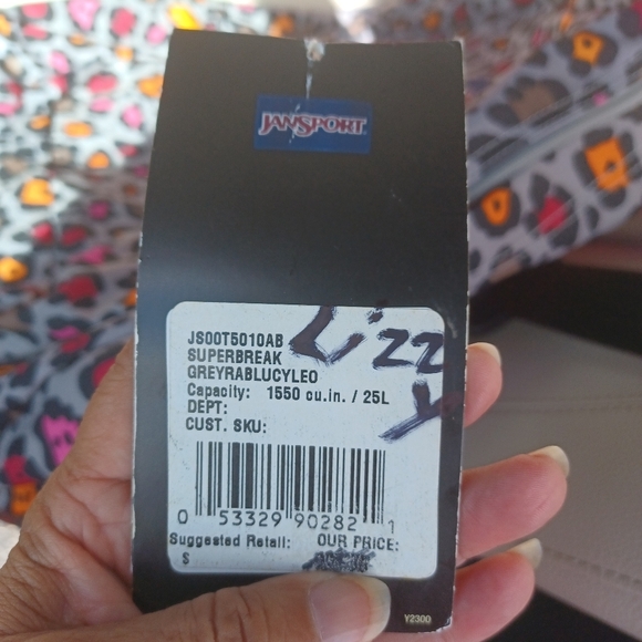 🐆🎒 JanSport Backpack - Superbreak - Greyrablucyleo - Picture 2 of 8